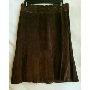 CAbi suede skirt